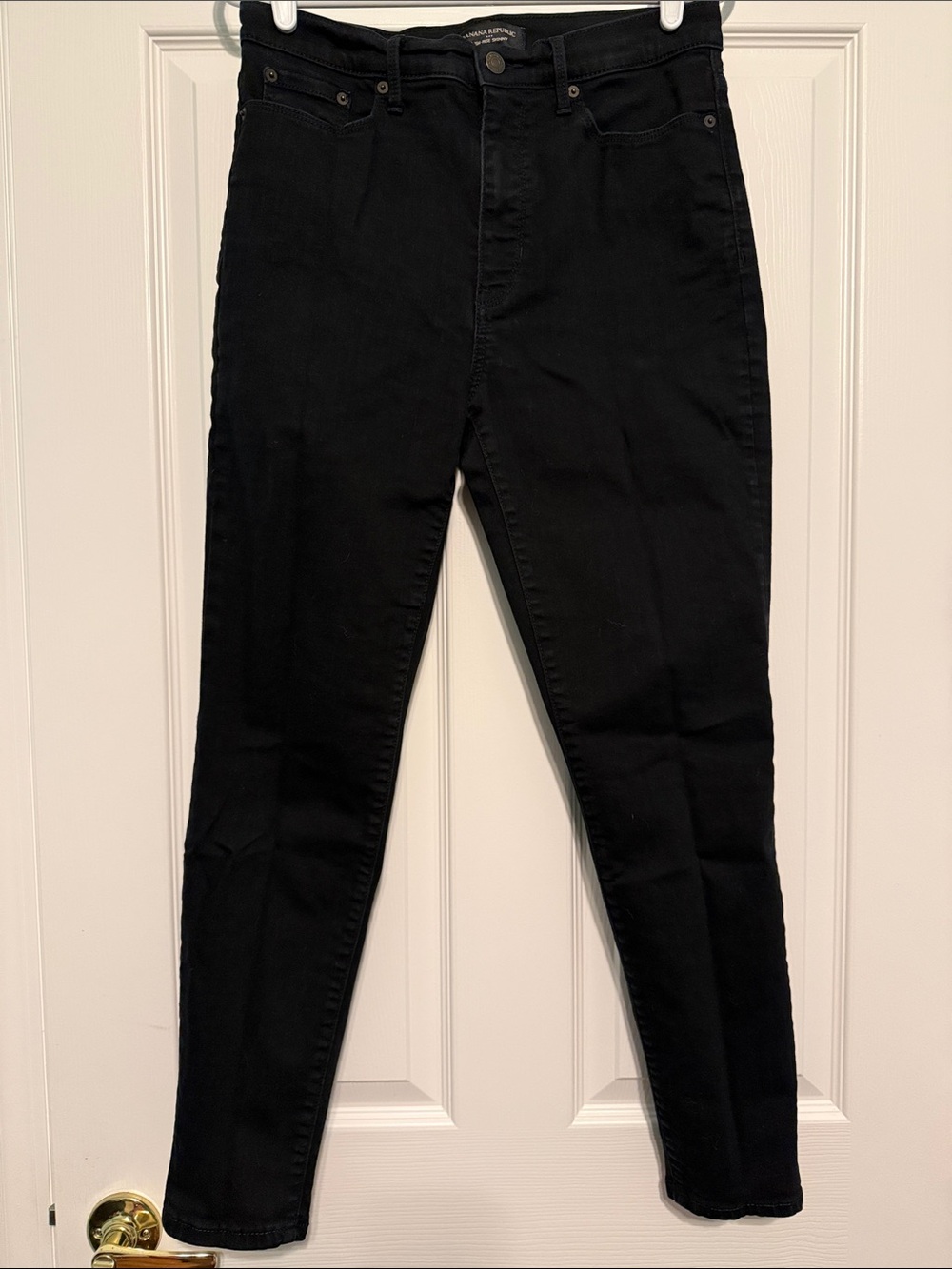 Banana Republic Black High-Rise Skinny Jeans - Women